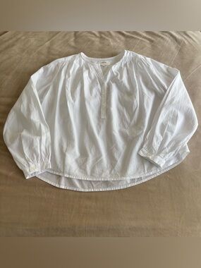Xirena White Poplin Top